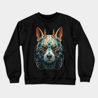 Industrial Punk Dogs by Liza Kraft 7.0 Crewneck Sweatshirt